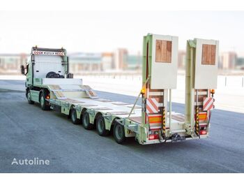Low loader semi-trailer OZGUL PROPERTIES OF LOWBED WITH 4 AXLES: picture 1