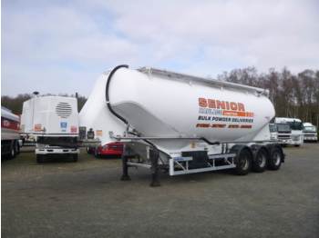 Tanker semi-trailer for transportation of flour Omeps Bulk tank alu 40 m3 + engine/compressor: picture 1