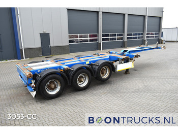 Container transporter/ Swap body semi-trailer Pacton T3-010 | 2x20-30-40-45ft HC * 3x EXTENDABLE * ADR * NL TRAILER * APK 12-2024: picture 1