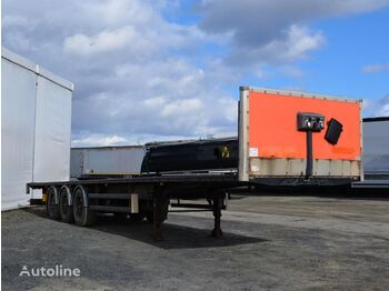 Dropside/ Flatbed semi-trailer SAMRO ST 39 WG plato standart: picture 1