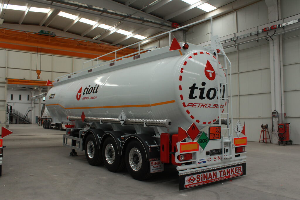 New Tanker semi-trailer for transportation of fuel SINAN TANKER-TREYLER Aluminium, fuel tanker- Бензовоз Алюминьевый: picture 4