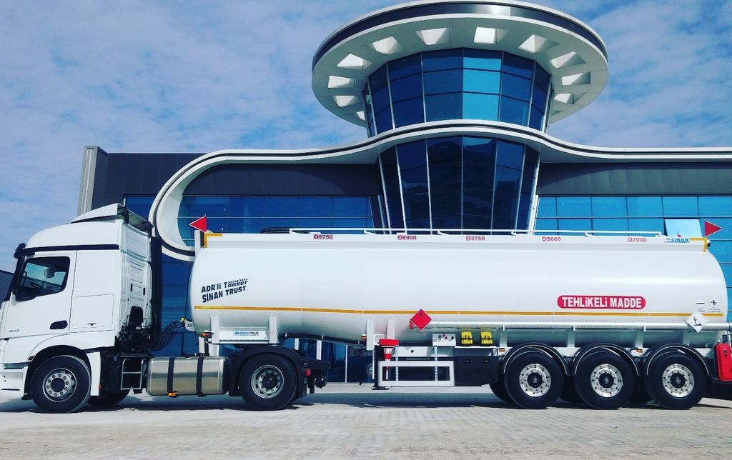 New Tanker semi-trailer for transportation of fuel SINAN TANKER-TREYLER Aluminium, fuel tanker- Бензовоз Алюминьевый: picture 14