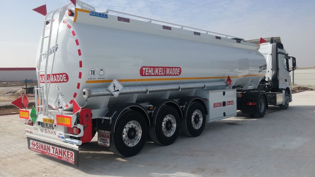 New Tanker semi-trailer for transportation of fuel SINAN TANKER-TREYLER Aluminium, fuel tanker- Бензовоз Алюминьевый: picture 10