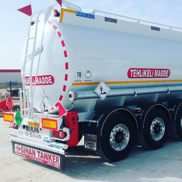 New Tanker semi-trailer for transportation of fuel SINAN TANKER-TREYLER Aluminium, fuel tanker- Бензовоз Алюминьевый: picture 13