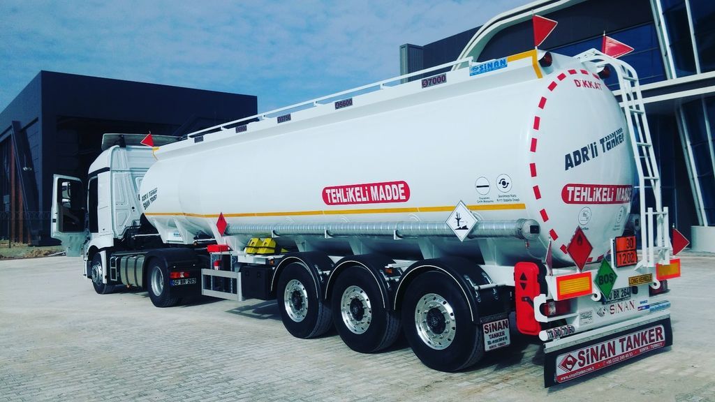 New Tanker semi-trailer for transportation of fuel SINAN TANKER-TREYLER Aluminium, fuel tanker- Бензовоз Алюминьевый: picture 15
