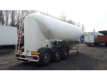 Tanker semi-trailer for transportation of cement SPITZER Eurovrac SF 2437 37m3: picture 1