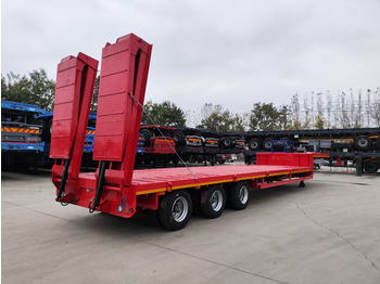 New Low loader semi-trailer for transportation of heavy machinery SUNSKY 3-Axle 30Ton lowbed semi-trailer: picture 2