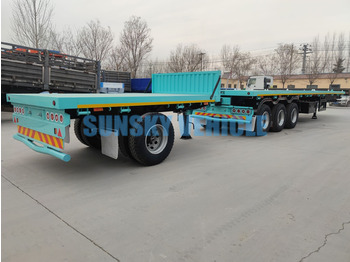 SUNSKY 40FT Flatbed Trailer - Dropside/ Flatbed semi-trailer: picture 3