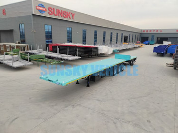 SUNSKY 40FT Flatbed Trailer - Dropside/ Flatbed semi-trailer: picture 4