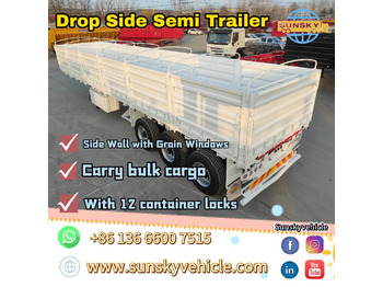 Dropside/ Flatbed semi-trailer SUNSKY