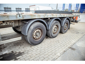 Dropside/ Flatbed semi-trailer Samro ST39+PLATEAU ACIER+CHARIOT EMBARQUER: picture 1