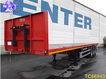 Dropside/ Flatbed semi-trailer TURBOS HOET Leasing Flatbed: picture 1