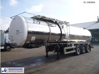 Clayton Bitumen tank inox 33 m3 / 1 comp - Tanker semi-trailer