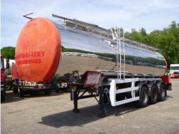 Clayton Food tank inox 30 m3 / 1 comp - Tanker semi-trailer