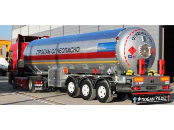 DOĞAN YILDIZ 42 m3 LPG Tank Trailer with Electrical Pump - Tanker semi-trailer