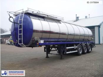 EKW / Stokota Bitumen tank inox 32.8 m3 / 1 comp + pump - Tanker semi-trailer