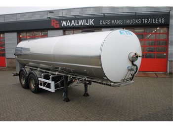 ETA 2 asser melktrailer Lift axle+isolation 25.000 Liter - Tanker semi-trailer