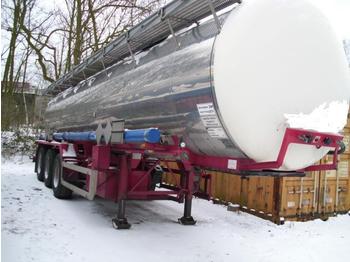 Hendricks Sattelauflieger CHEMIE V4A 25 cbm  - Tanker semi-trailer