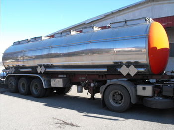 *VIBERTI* CHEMIE/CHEMIKAL INOX 3xROOMS 31.540LTR CHEMIE - CHEMIKAL INOX TANK - Tanker semi-trailer