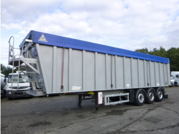 Benalu Tipper trailer alu 55 m3 + tarpaulin - Tipper semi-trailer