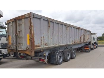 KAISER / Back kipper trailer alu chassi / Steel box 52 m3 - Tipper semi-trailer