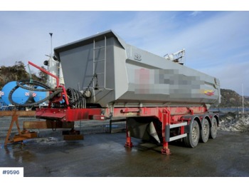  Norslep 3 axle Tippsemi Quadro with vibrator and sliding axles. - Tipper semi-trailer