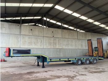 Low loader semi-trailer UNSAL dieplader: picture 1