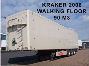 Kraker 90m3 walking floor - Walking floor semi-trailer