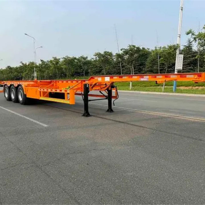 Chassis semi-trailer XCMG Official Semi-trailer China Brand New Skeleton Container Semi Trailer: picture 4