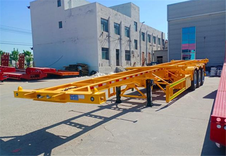 Chassis semi-trailer XCMG Official Semi-trailer China Brand New Skeleton Container Semi Trailer: picture 9