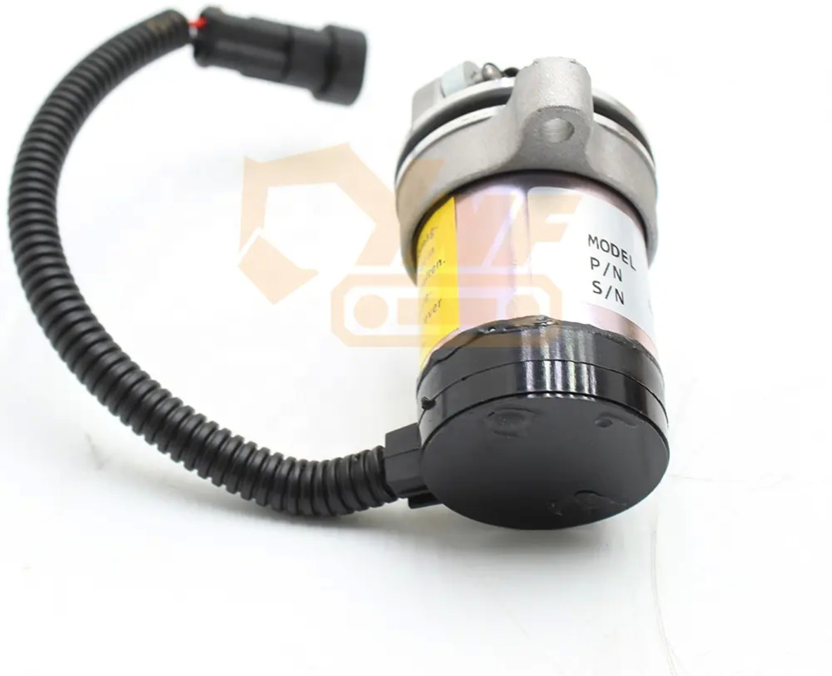 New Electrical system 12V Fuel Shutoff Solenoid 4103808 4103812 4270581 Fits For 1011 2011 F3L F3M F4L F4M Jlg Engine: picture 4
