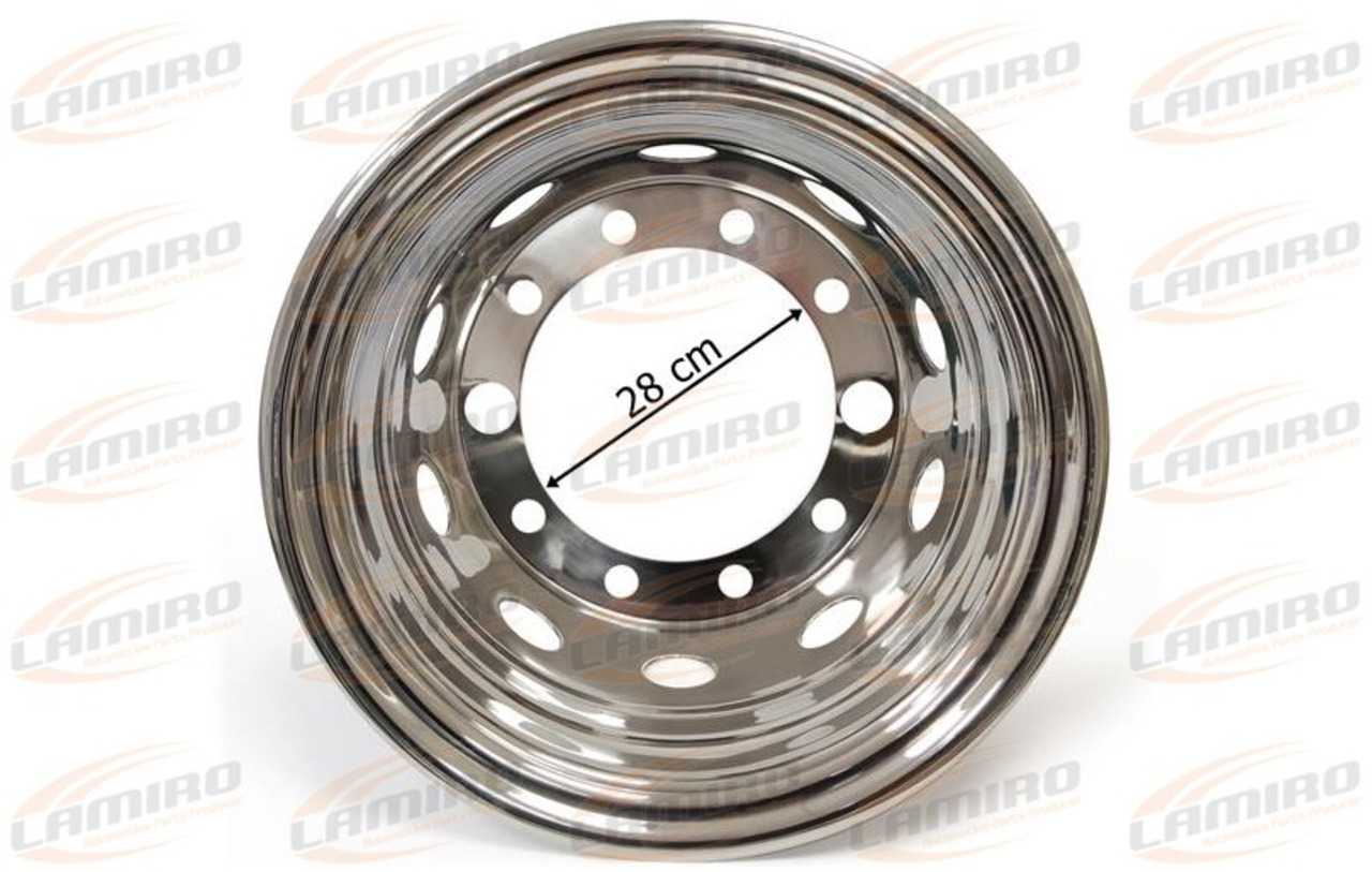 New Axle and parts for Truck CAP WHEEL 22.5 STAINLESS REAR WITH HOLE CAP WHEEL 22.5 STAINLESS REAR WITH HOLE: picture 3