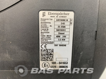DAF Eberspächer Airtronic D4 Parking heater 1848348 Airtronic D4 - Spare parts for Truck: picture 3