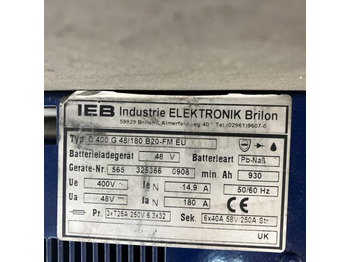 Electrical system for Material handling equipment Exide 48V-180A HF Micomp: picture 5