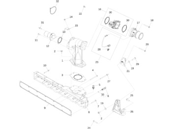 Intake manifold JOHN DEERE