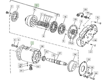 Hydraulic motor JOHN DEERE