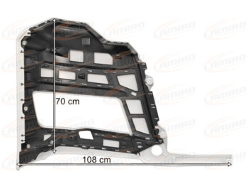 New Headlight for Truck MAN TGX 2021- HEADLAMP COVER LEFT MAN TGX 2021- HEADLAMP COVER LEFT WITH HOLE FOR SPRAYER: picture 2