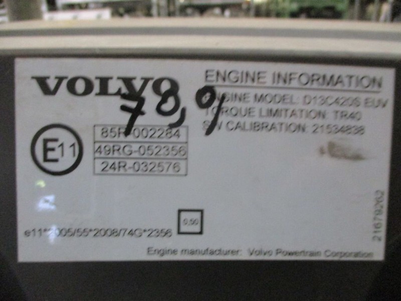 Engine for Truck Volvo 21534838 MOTOR FH FM D13C420S EUV EURO 5: picture 9