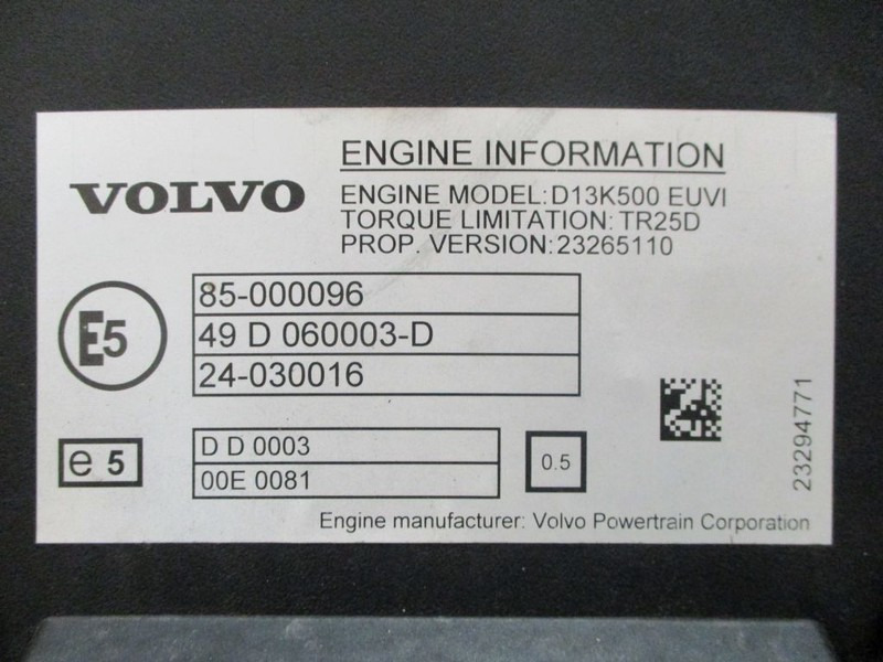 Engine Volvo D13K500 EUVI MOTOR 85000096 VOLVO FH 500 2021 5000KM!: picture 9