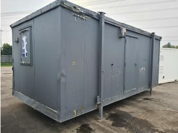 Construction container 18' x 9' Double Sleeper Cabin, W/C: picture 1