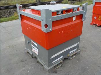 Storage tank 910Ltr Steel Fuel Bowser: picture 1