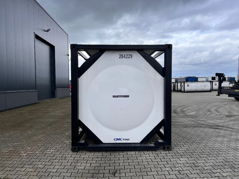 New Storage tank CIMC tankcontainers TOP: ONE WAY/NEW 20FT ISO tankcontainer, 25.000L/1-comp., L4BN, UN Portable, T11, steam heating, bottom discharge, more availabl: picture 12