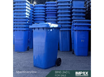 Garbage truck body Garbage bins | 240 L | Blue: picture 1