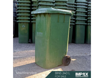 Garbage truck body Garbage bins | 240 L | Green: picture 1