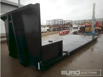 Roll-off container Roro Flat Bed to suit Hook Loader Lorry: picture 1
