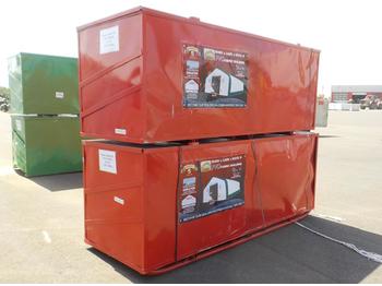 Construction container Unused 2021 40' x 60' x 21' PVC Peak Storage Dome Storage Shelter: picture 1