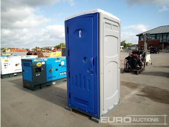 Construction container Unused Construction Site Toilet, Fresh Water Flush, Sink, Mirror, Soap Dispenser, Discharge Valve: picture 1