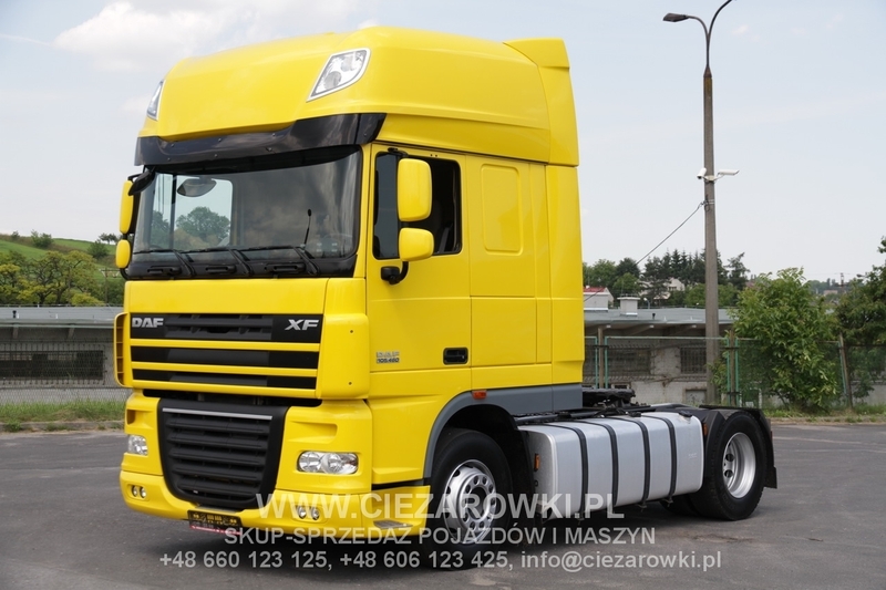 Tractor Truck Daf Xf 105 460 Super Space Cab Euro 5 Good To