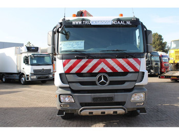 Tractor truck Mercedes-Benz Actros 1841 + pto + palfinger 18002 eh + kipper: picture 4