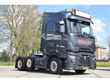 Renault T520 6x2/4 - ONLY 79 TKM - NAVI - PARK. AIRCO - 2 x FUEL TANKS - ALCOA'S - LED LIGHTS - KEYLESS START - - Tractor truck: picture 1